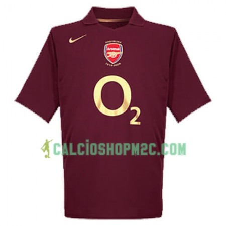 Arsenal Retro Maglia Prima 2005-2006 Manica Corta